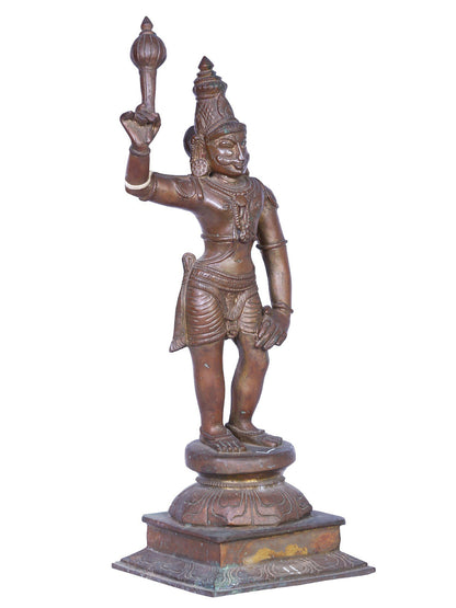 12" Karuppu Sami Panchaloha Bronze Statue From Swamimalai | Handmade Idol | Madhuchista Vidhana