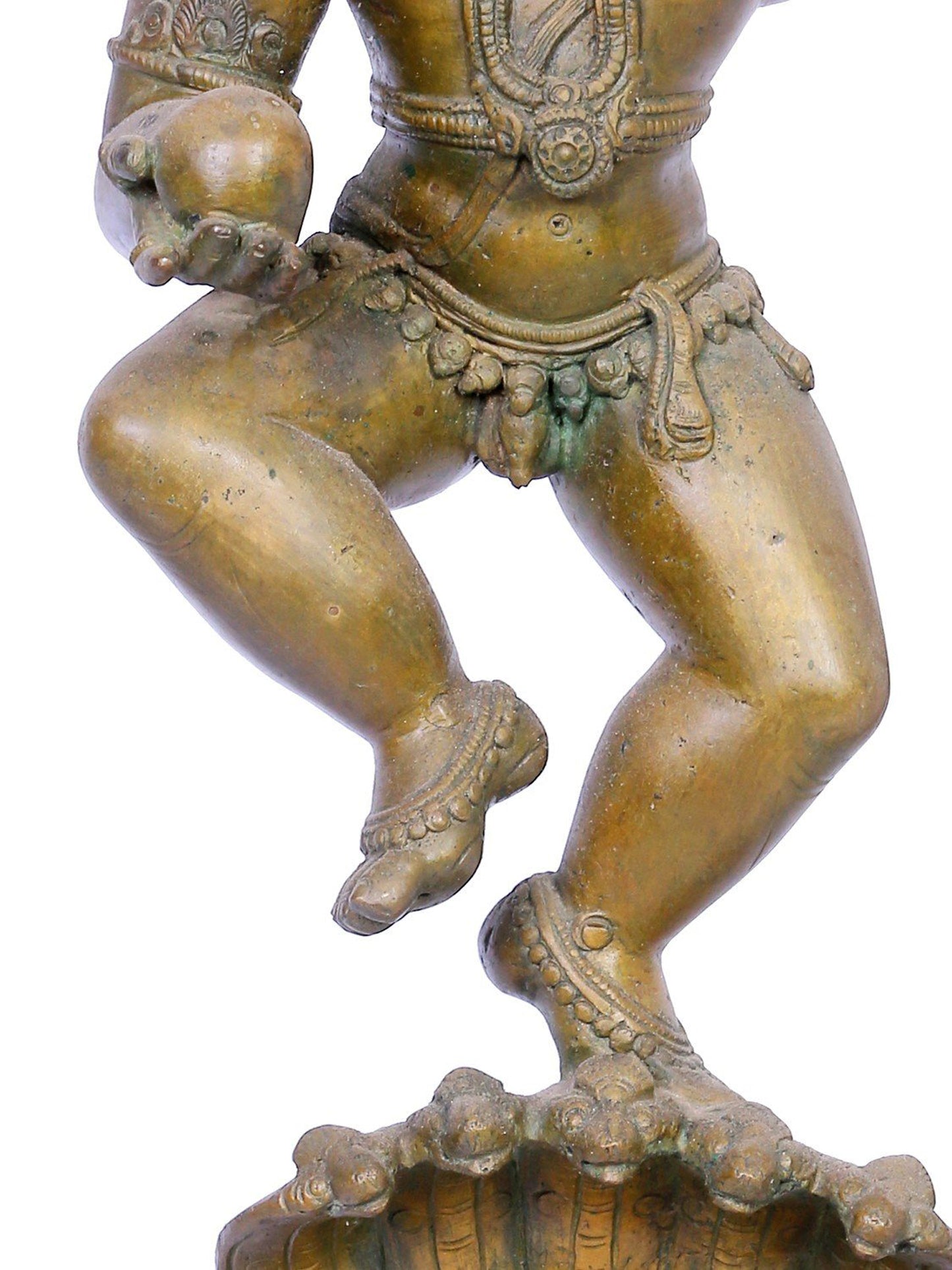 18" Lord Kaliya Krishna Panchaloha Bronze Idol from Swamimalai | Madhuchista Vidhana (Lost-Wax)