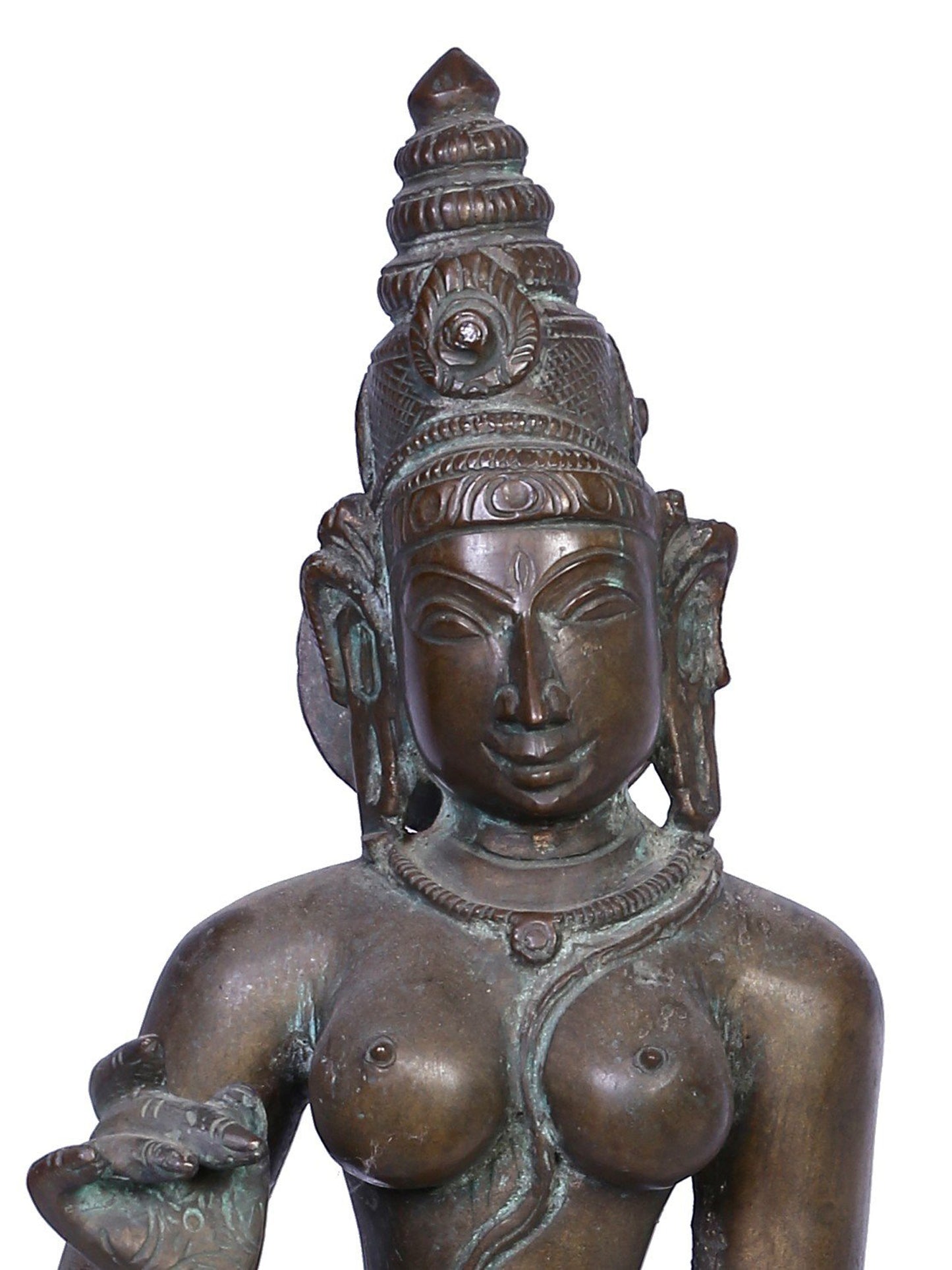 Goddess Uma Sivagami (Bhoga Shakti) | Handmade Idol | Madhuchista Vidhana (Lost-Wax) | Panchaloha Bronze from Swamimalai