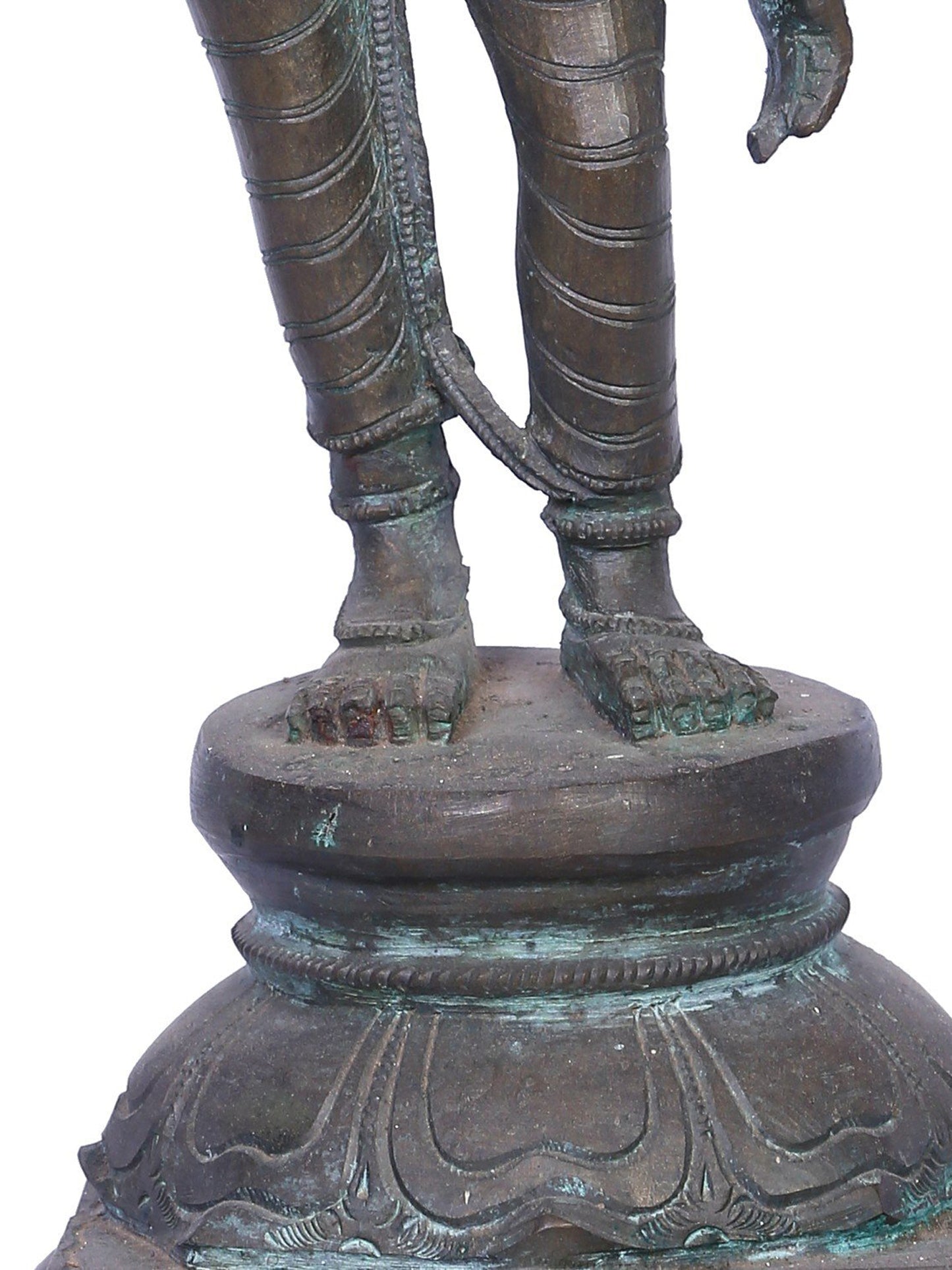 15" Devi Parvati (Devi Uma) | Handmade | Madhuchista Vidhana (Lost-Wax) | Panchaloha Bronze Statue From Swamimalai