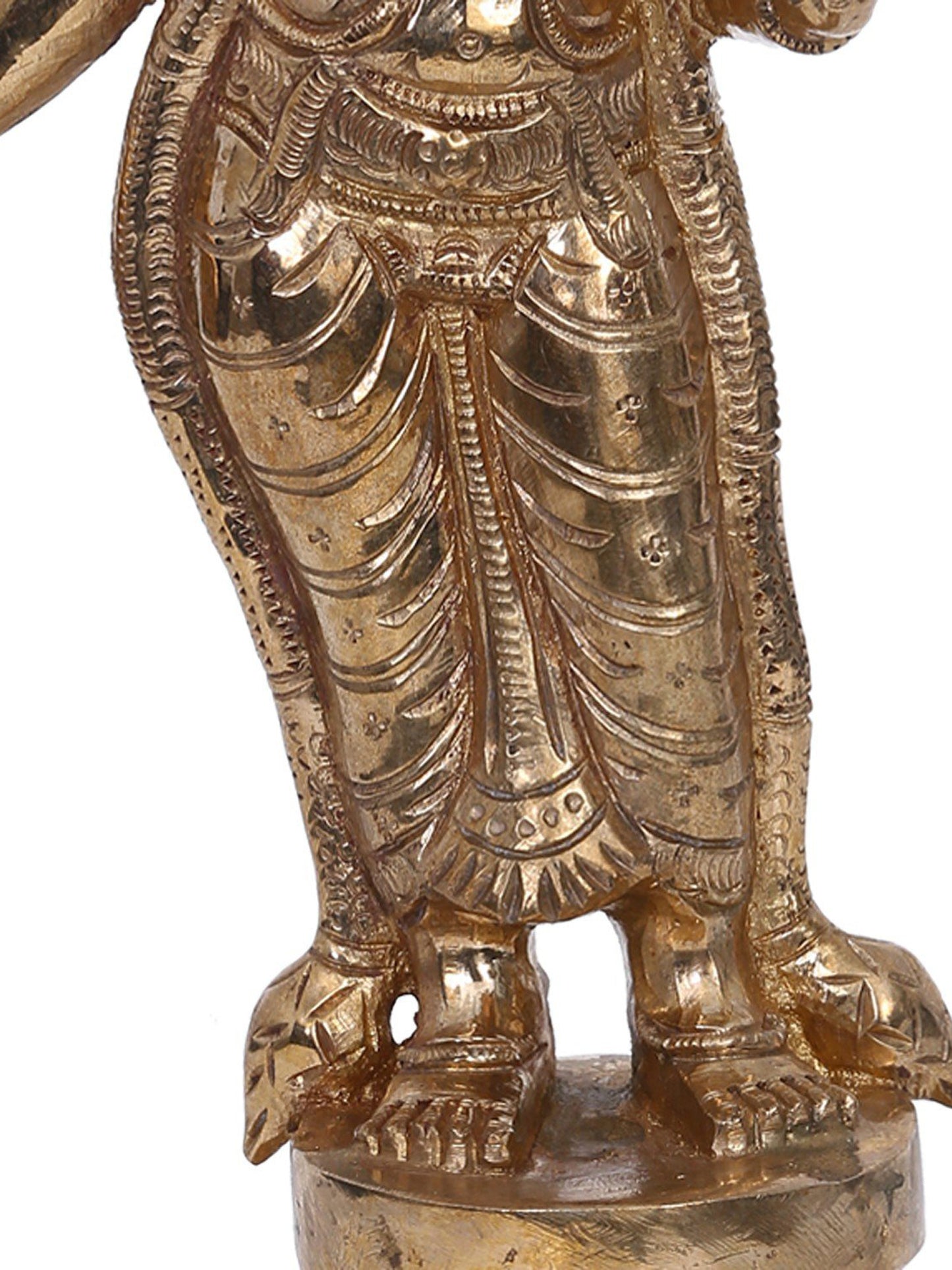 10" Goddess Andal Bronze Statue | Handmade Idol | Madhuchista Vidhana (Lost-Wax) | Panchaloha Bronze from Swamimalai