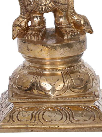 10" Goddess Andal Bronze Statue | Handmade Idol | Madhuchista Vidhana (Lost-Wax) | Panchaloha Bronze from Swamimalai