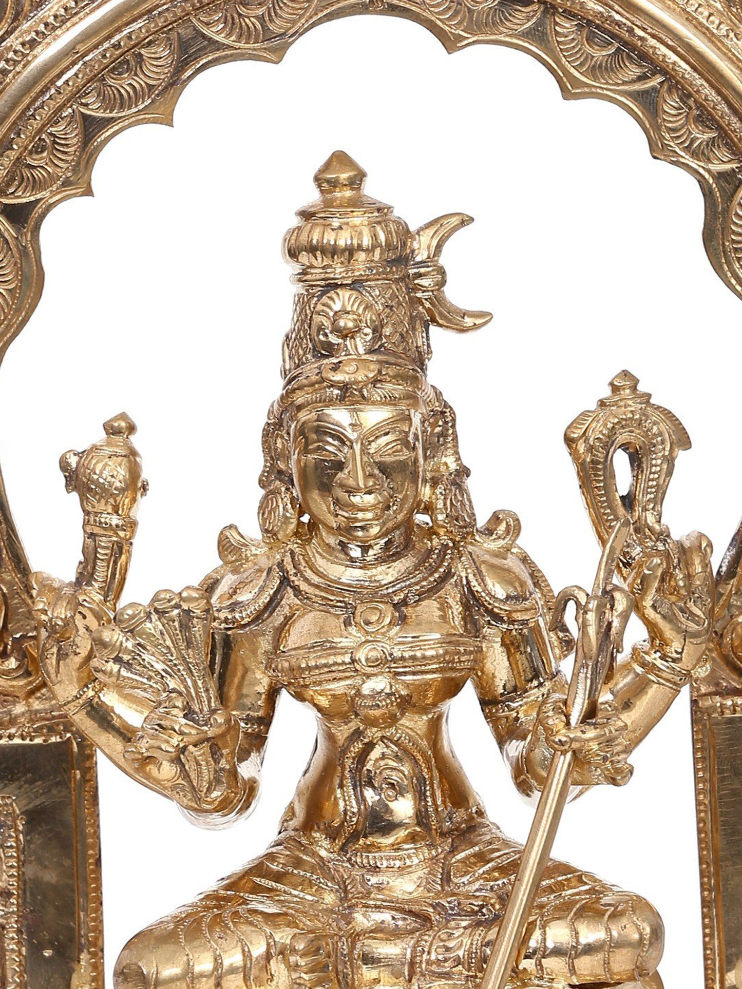 10" Goddess Rajarajeshwari Panchaloha Bronze Statue From Swamimalai | Handmade Idol | Madhuchista Vidhana (Lost-Wax)