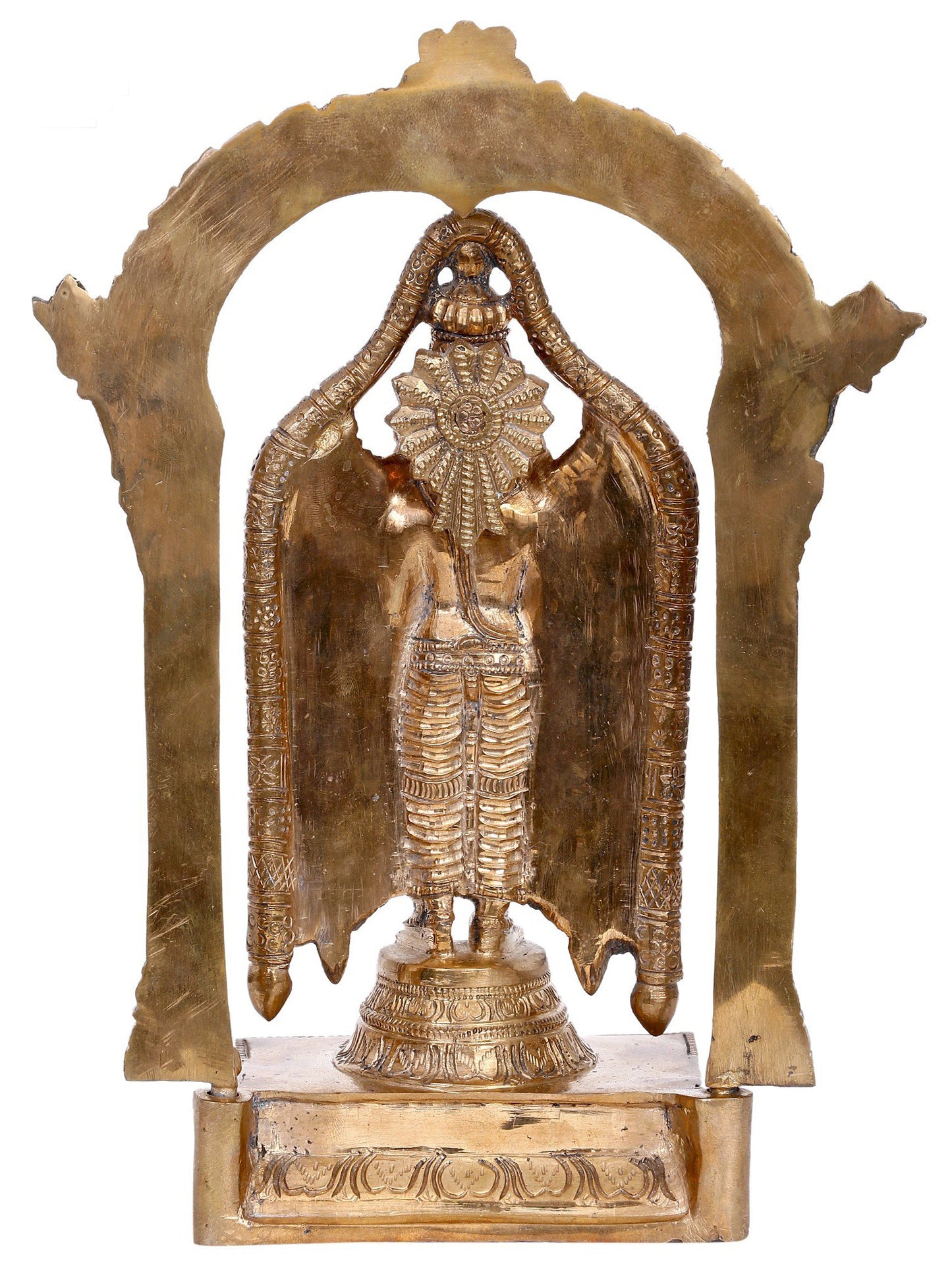 10" Lord Tirupati Balaji Statue | Madhuchista Vidhana (Lost-Wax) | Panchaloha Bronze from Swamimalai