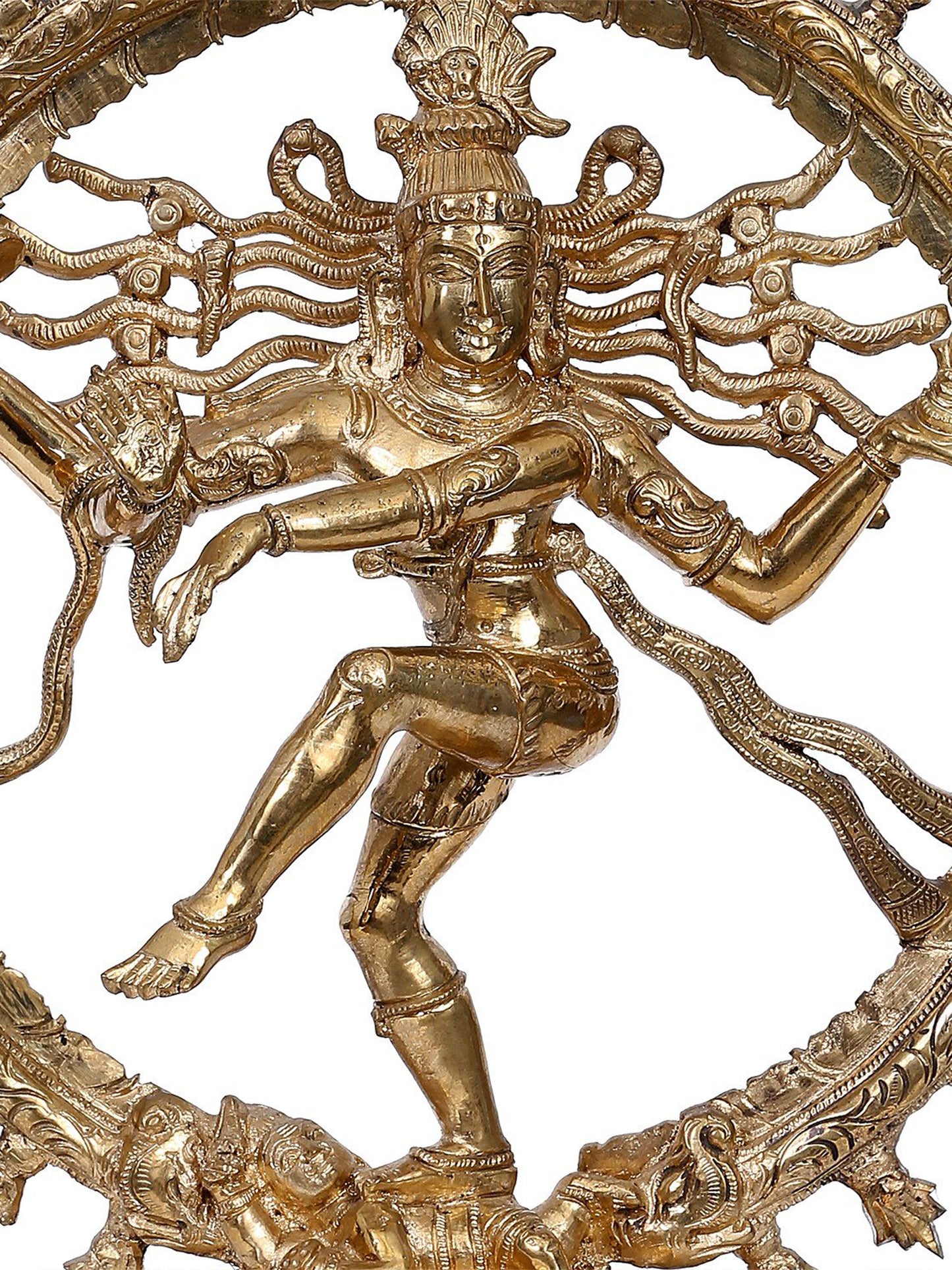 13" Dancing Shiva (Nataraja) Panchaloha Bronze Statue from Swamimalai | Handmade Idol | Madhuchista Vidhana (Lost-Wax)