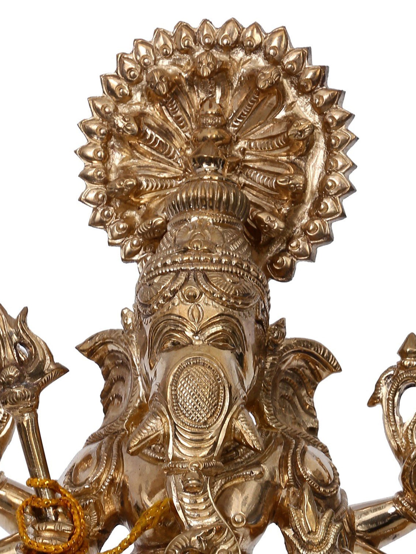 13" Sinha Ganapati Panchaloha Bronze Statue from Swamimalai | Handmade Statue | Madhuchista Vidhana (Lost-Wax)