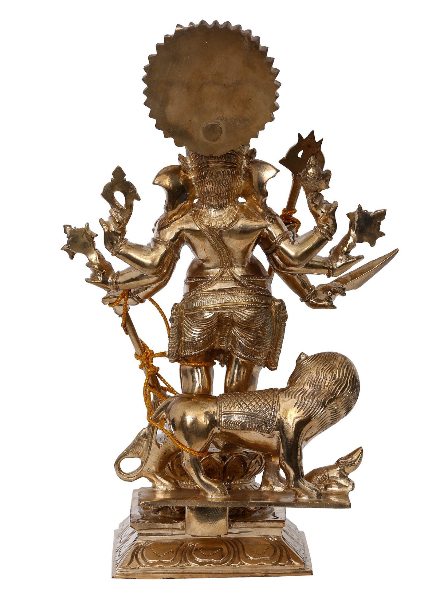 13" Sinha Ganapati Panchaloha Bronze Statue from Swamimalai | Handmade Statue | Madhuchista Vidhana (Lost-Wax)