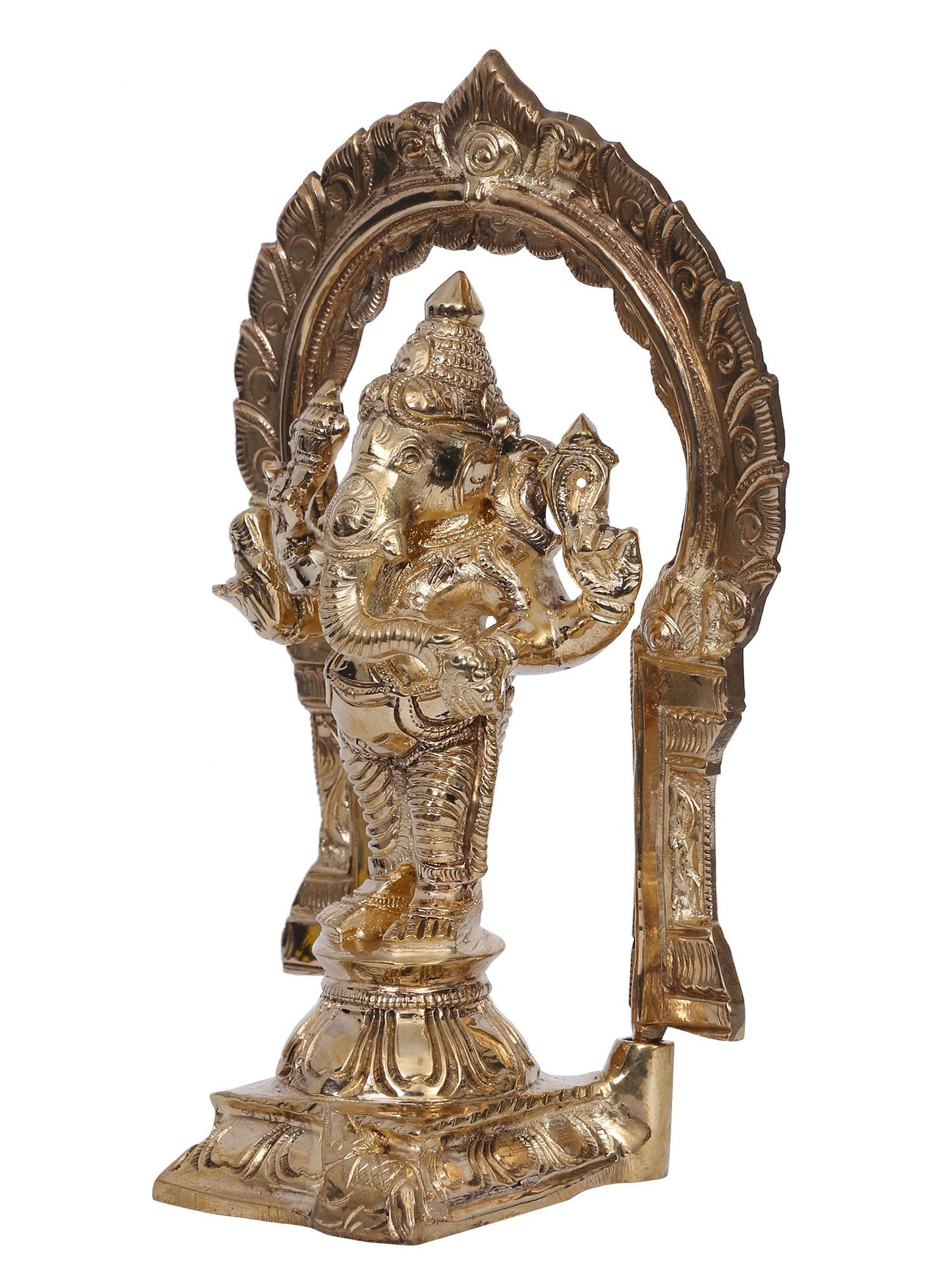 6" Siddhi Vinayak Ganesha Bronze Statue | Madhuchista Vidhana (Lost-Wax) | Panchaloha Bronze from Swamimalai