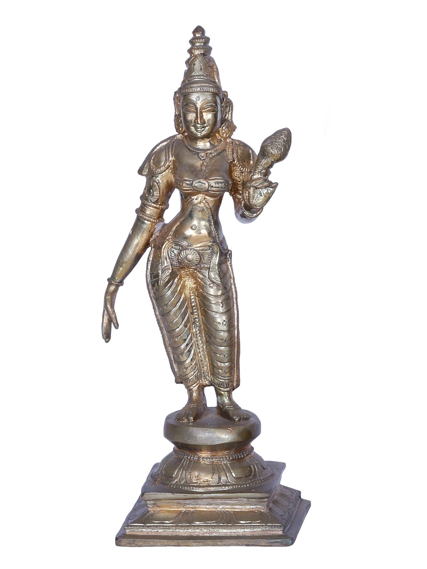 12" Lord Murugan Set | Madhuchista Vidhana (Lost-Wax) | Panchaloha Bronze from Swamimalai