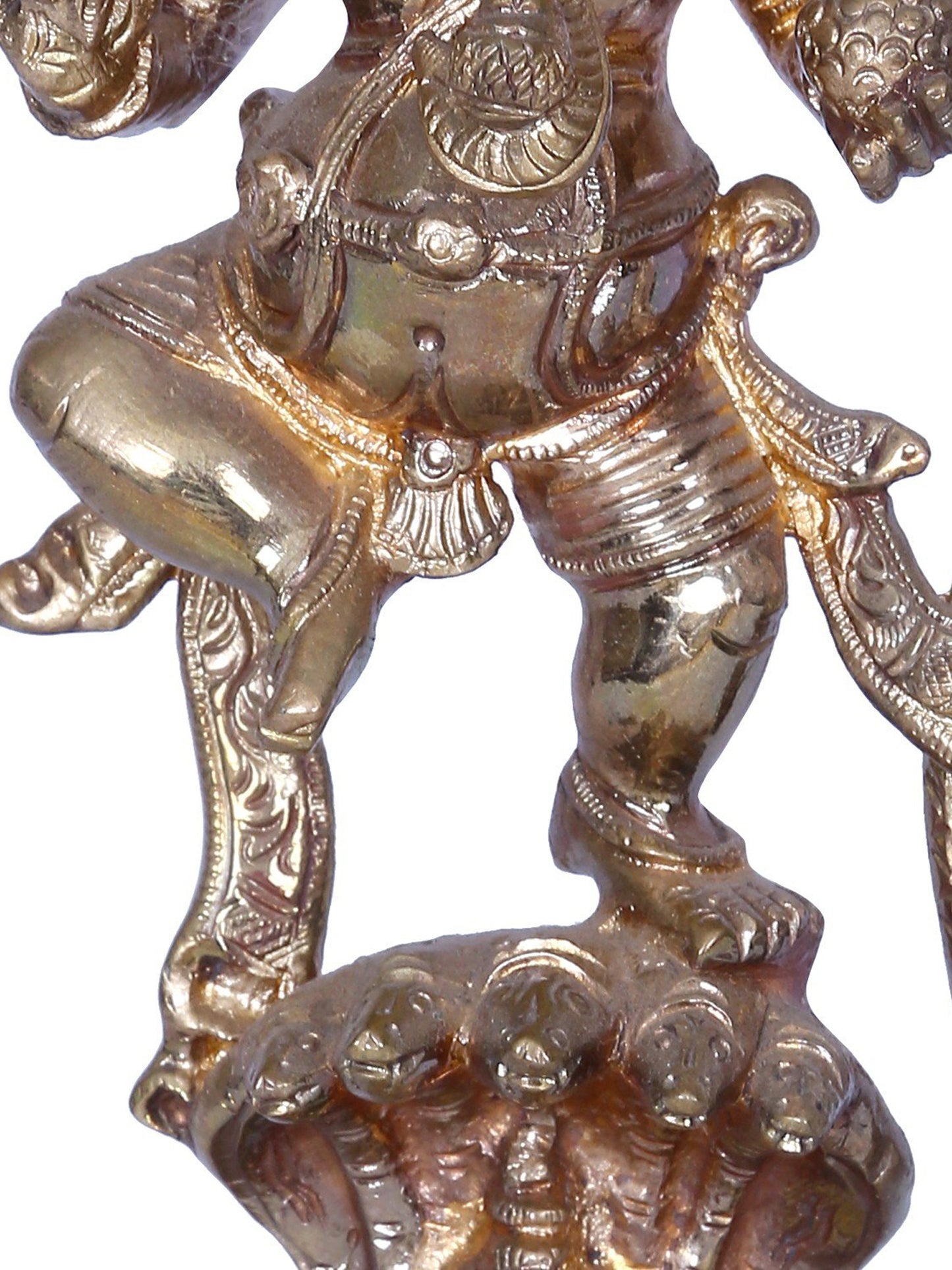 9" Dancing Lord Ganesha on Snake | Madhuchista Vidhana (Lost-Wax) | Panchaloha Bronze from Swamimalai