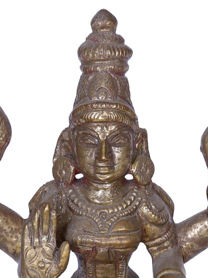 5" Sitting Goddess Lakshmi Statue | Madhuchista Vidhana (Lost-Wax) | Panchaloha Bronze from Swamimalai