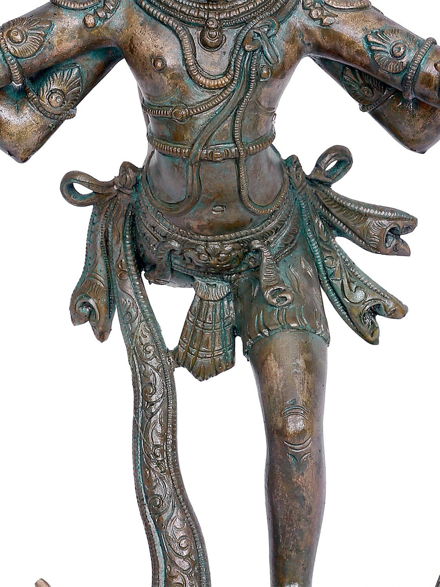 18" Rare Dancing Nataraja of Chidambaram | Handmade Panchaloha Bronze Sculpture