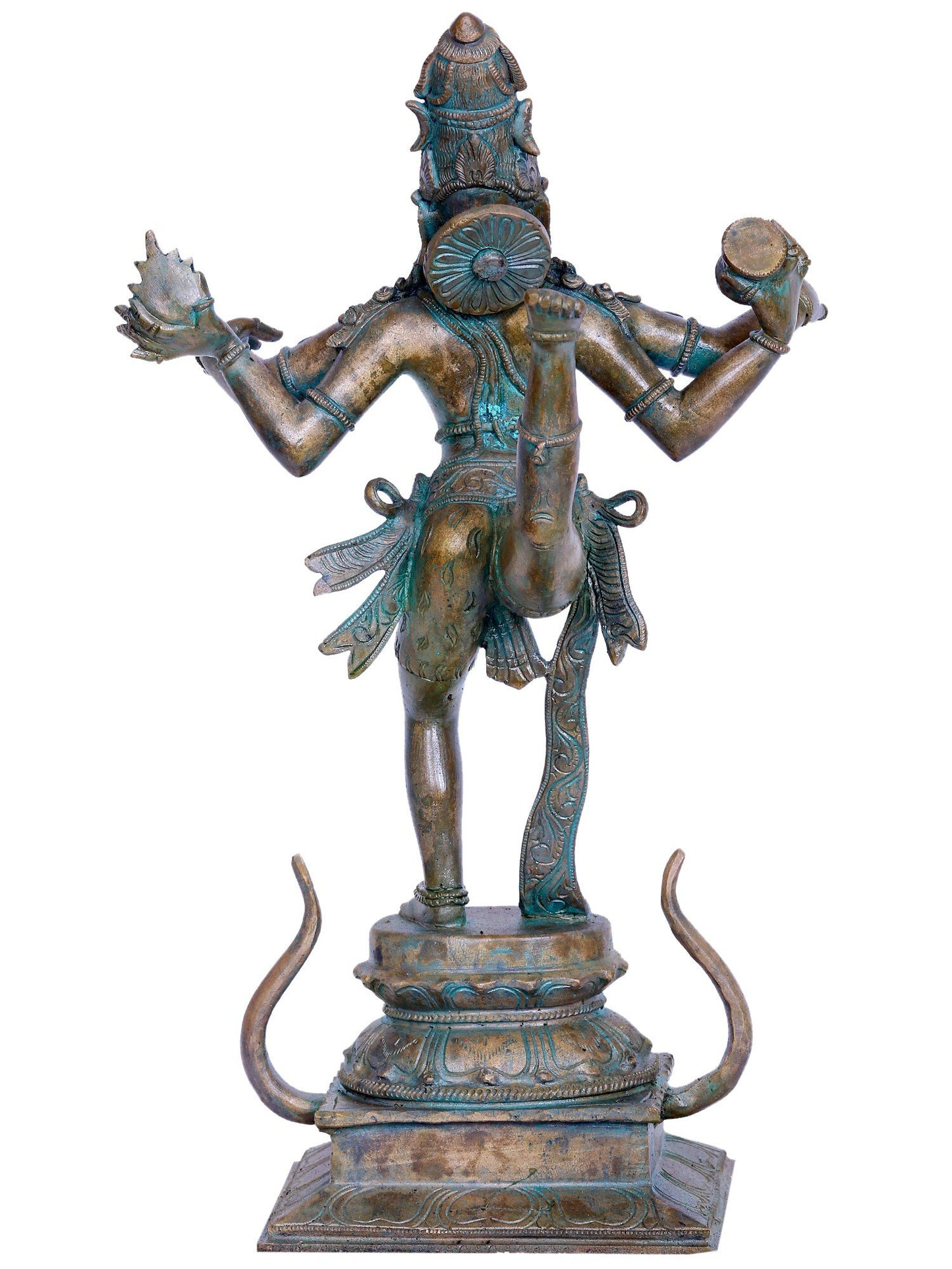 18" Rare Dancing Nataraja of Chidambaram | Handmade Panchaloha Bronze Sculpture