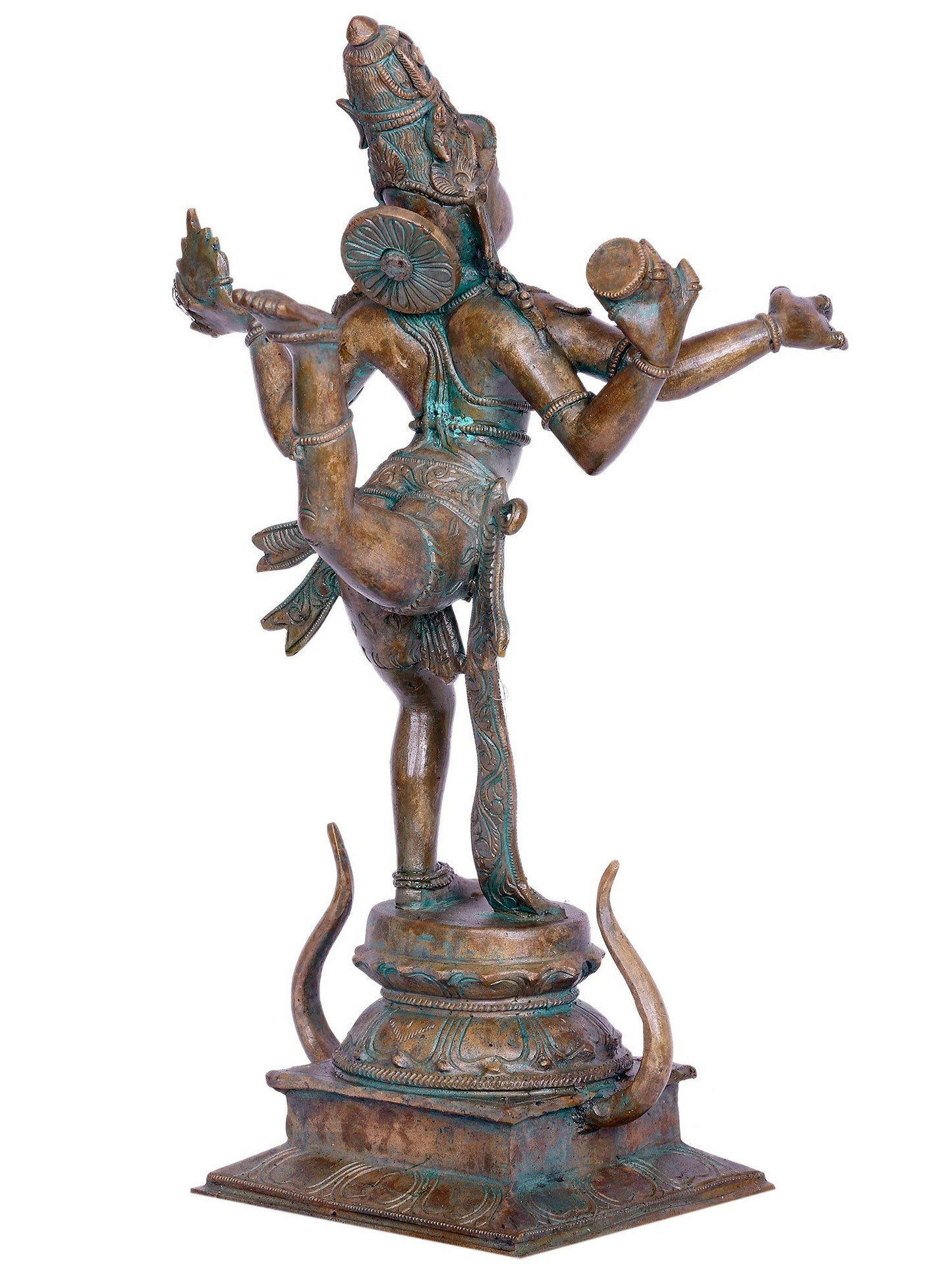 18" Rare Dancing Nataraja of Chidambaram | Handmade Panchaloha Bronze Sculpture