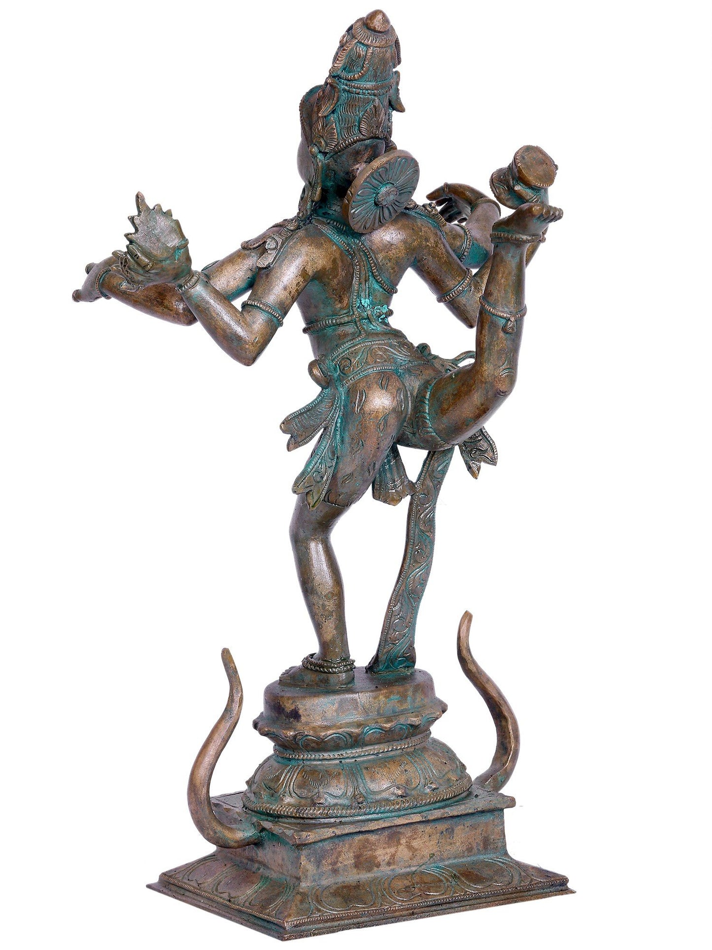 18" Rare Dancing Nataraja of Chidambaram | Handmade Panchaloha Bronze Sculpture