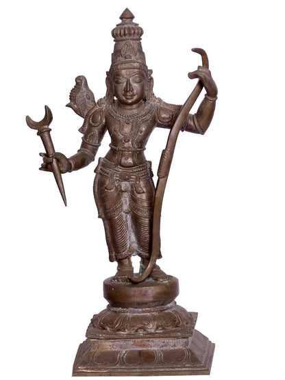 21" Lord Rama Darbar Panchaloha Bronze Statue from Swamimalai | Madhuchista Vidhana (Lost-Wax)