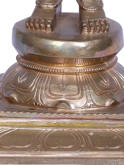 19” Goddess Andal Statue | Madhuchista Vidhana (Lost-Wax) | Panchaloha Bronze from Swamimalai