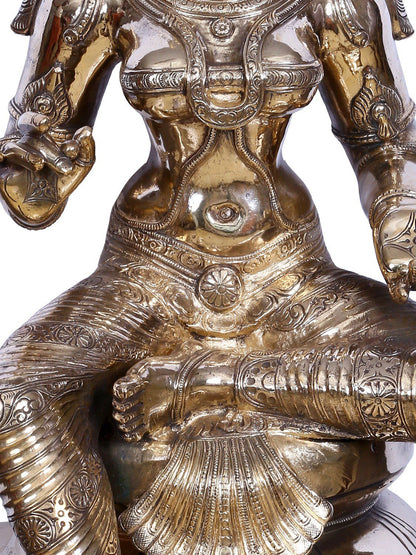 26" Goddess Annapoorna | Handmade | Madhuchista Vidhana (Lost-Wax) | Panchaloha Bronze from Swamimalai