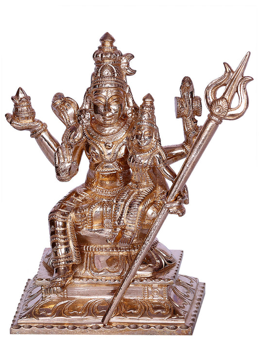 5" Hindu God Swarna Akarshana Bhairava | Decorative Bronze Idol | Figurine For Gifting | Bronze Statue For Temple