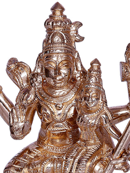 5" Hindu God Swarna Akarshana Bhairava | Decorative Bronze Idol | Figurine For Gifting | Bronze Statue For Temple