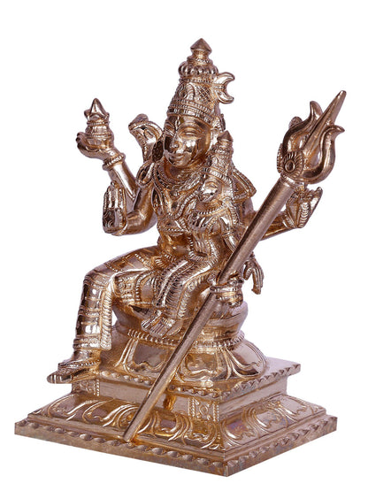 5" Hindu God Swarna Akarshana Bhairava | Decorative Bronze Idol | Figurine For Gifting | Bronze Statue For Temple