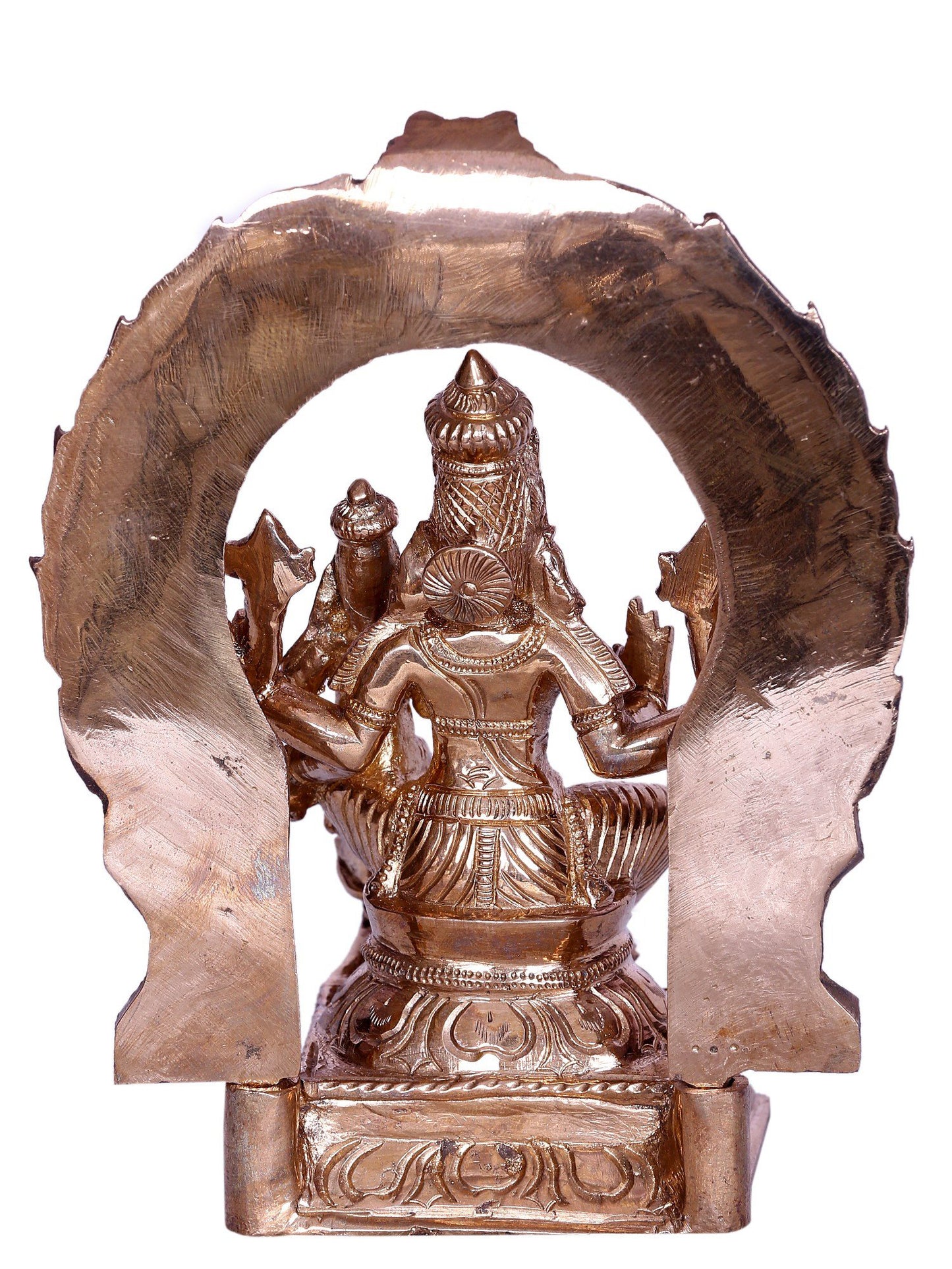 7" Hindu Deities Lakshmi Hayagriva Bronze Statue | Decorative Bronze Idol | Figurine For Gifting | Bronze Statue For Temple