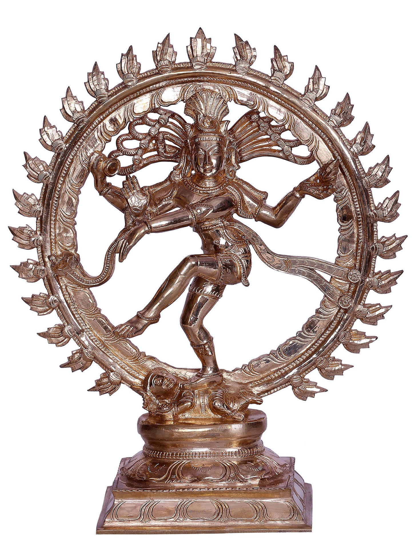 13" Lord Natraja (Dancing Lord Shiva) | Handmade Idol | Bronze Idol | Lord Shiva Bronze Statue