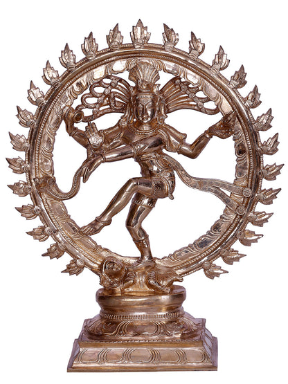 13" Lord Natraja (Dancing Lord Shiva) | Handmade Idol | Bronze Idol | Lord Shiva Bronze Statue