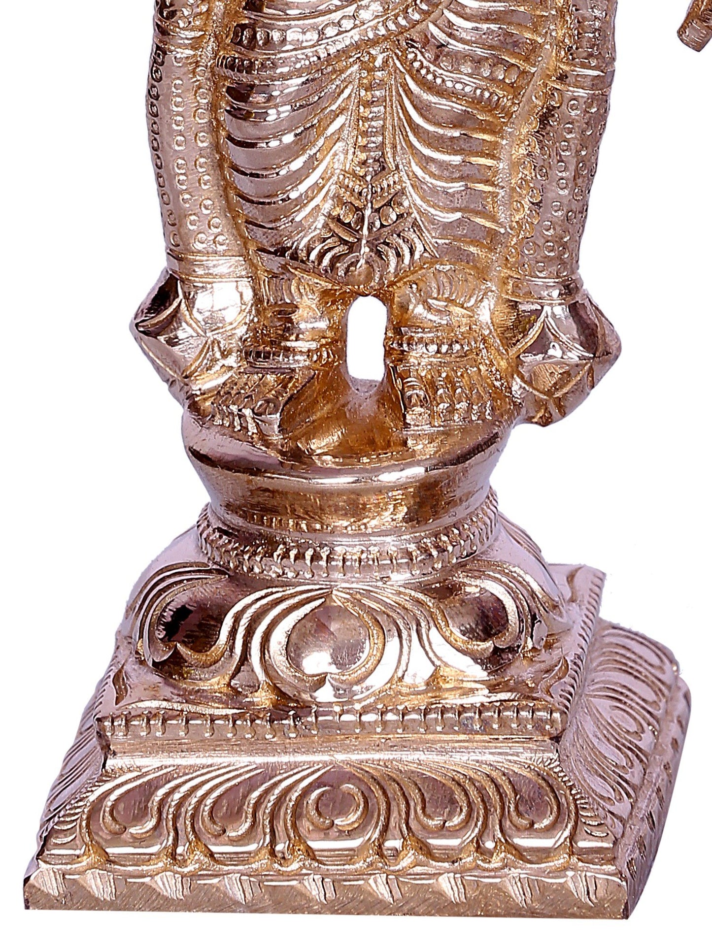 6" Hindu Goddess Meenakshi (Durga) Bronze Sculpture | Handmade Idol | Goddess Durga Bronze Statue