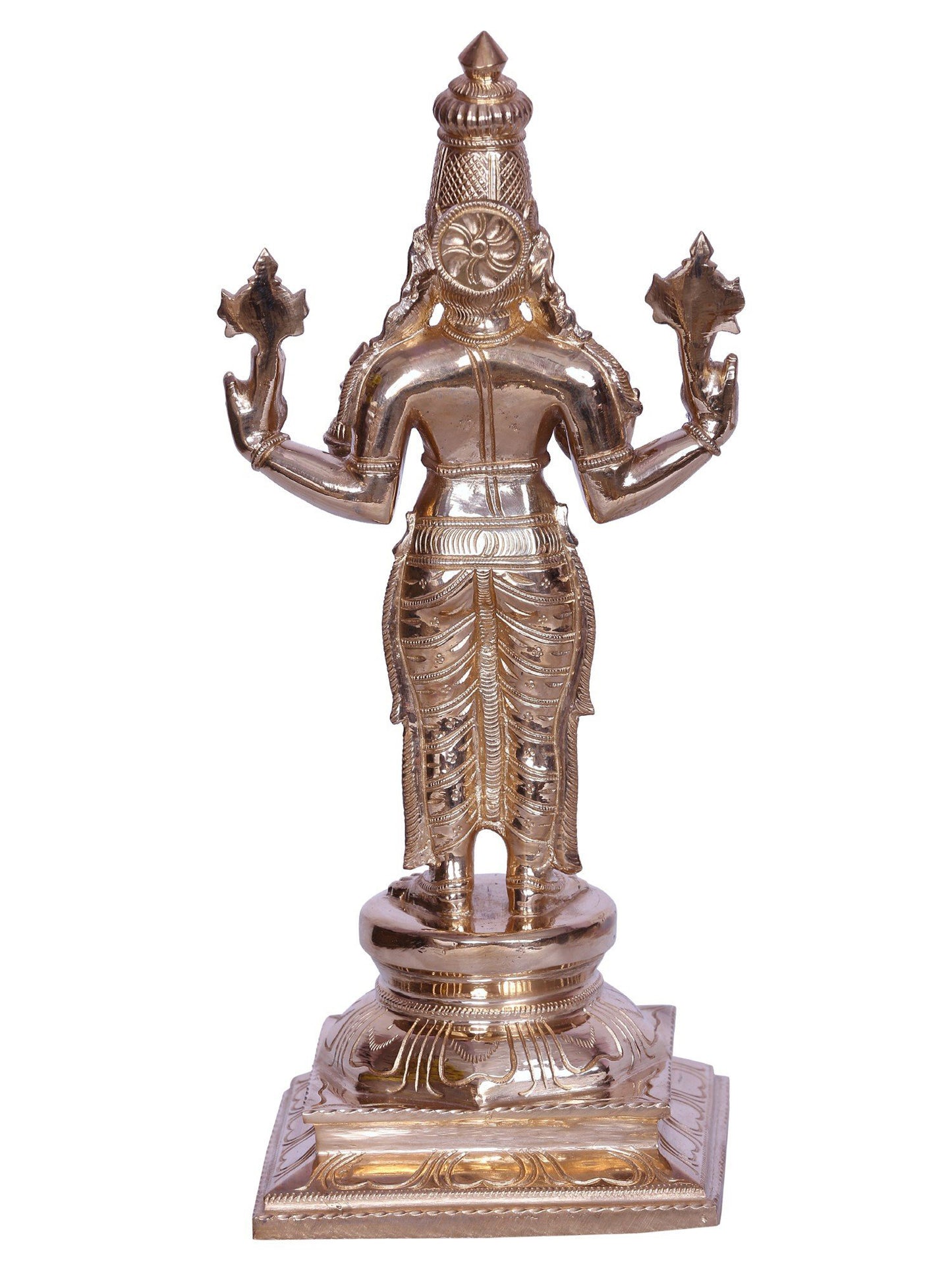 Hindu God Of Ayurveda Dhanvantari | Decorative Bronze Idol | Figurine For Gifting | Bronze Statue For Temple