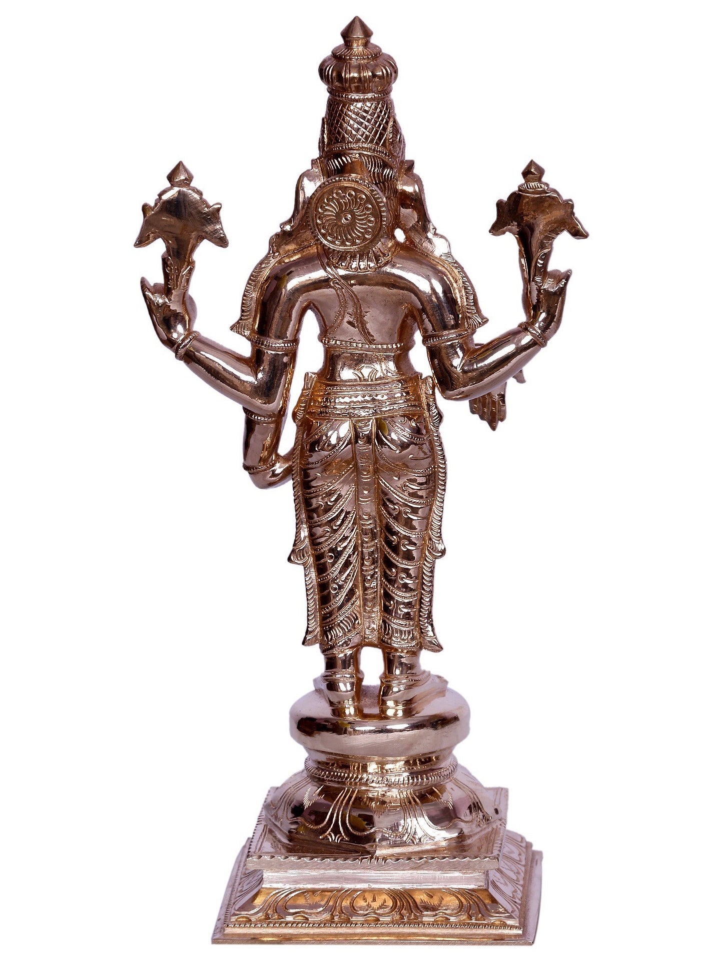 Hindu Tamil Deity Varadharaja Perumal Bronze Statue | Decorative Bronze Idol | Bronze Statue For Temple