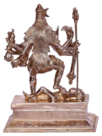 10" Standing Goddess Mahakali | Handmade Idol | Bronze Goddess Mahakali Statue