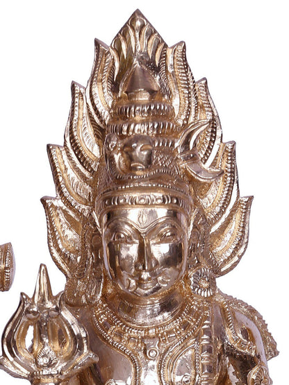 Lord Kaal Bhairava Form Of Lord Shiva | Decorative Bronze Idol | Bronze Statue For Temple