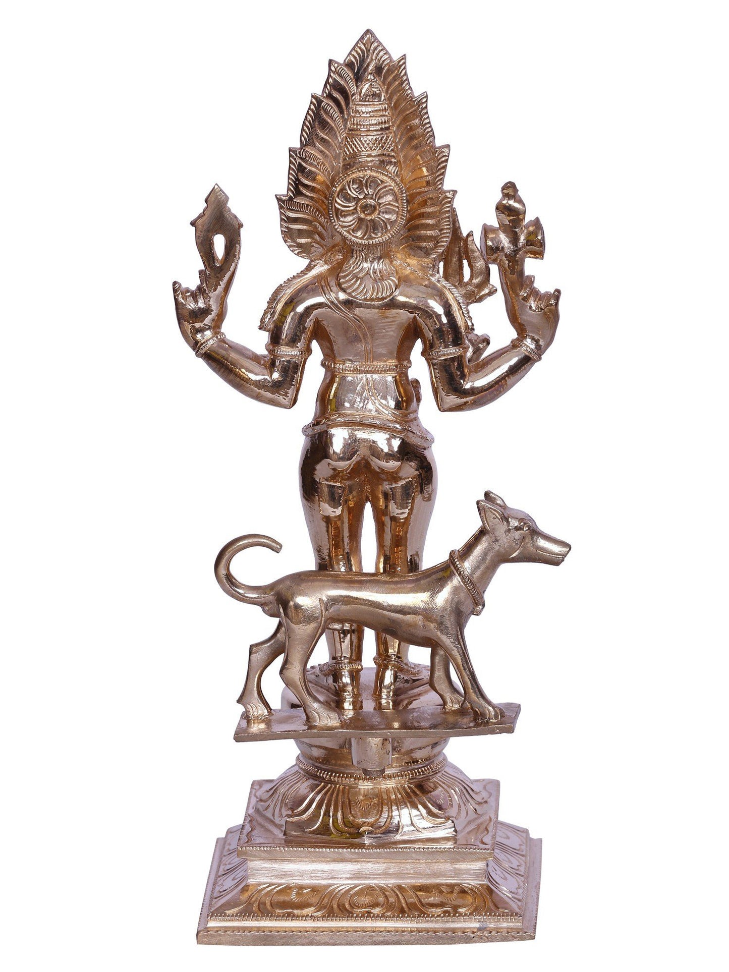 Lord Kaal Bhairava Form Of Lord Shiva | Decorative Bronze Idol | Bronze Statue For Temple