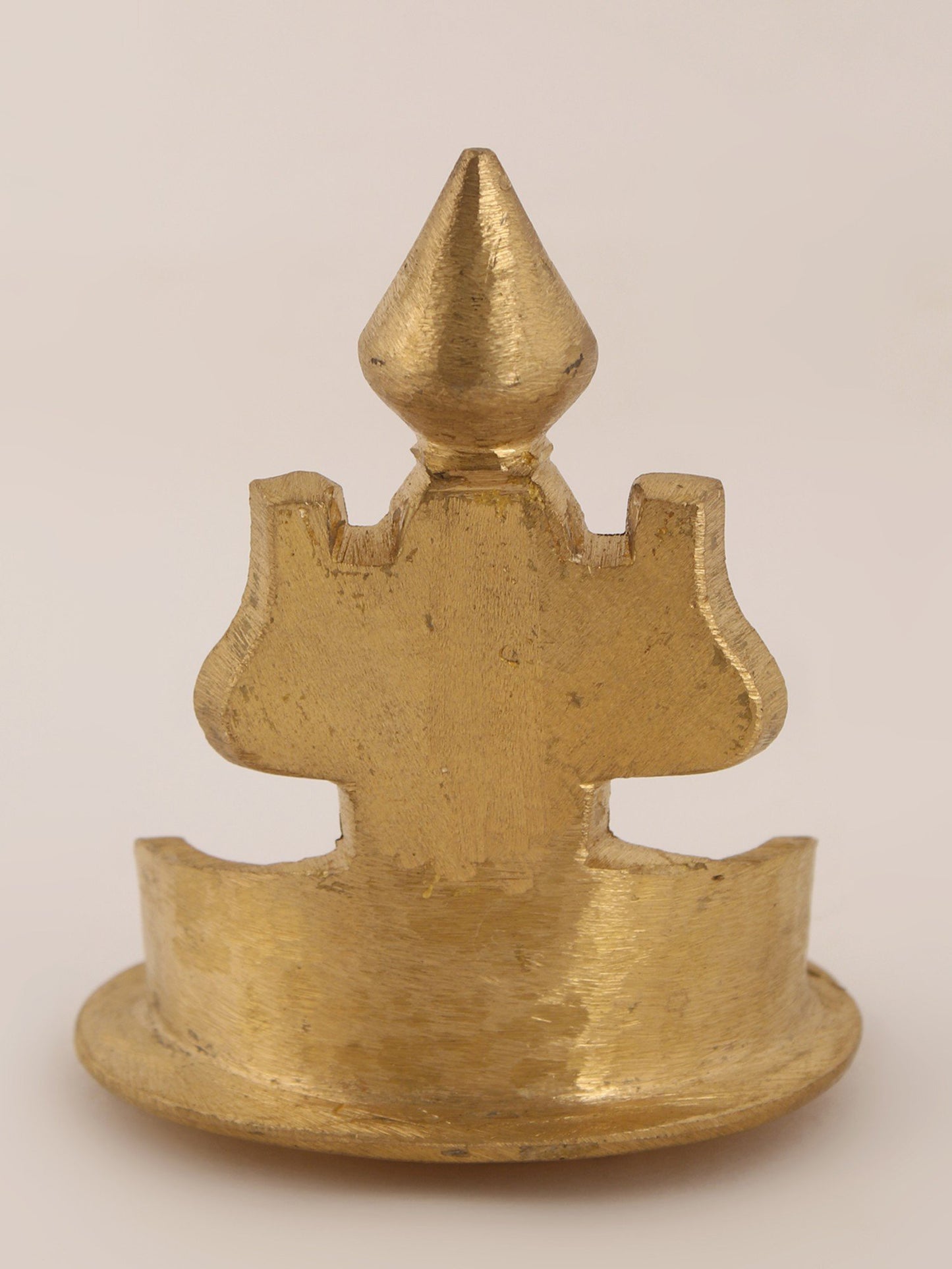 5" Hindu Pooja Vaishnava Lamp (Deepam) | Bronze | Handmade