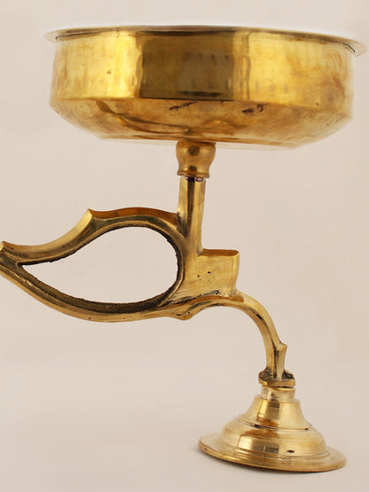 15" Brass Handheld Incense Burner