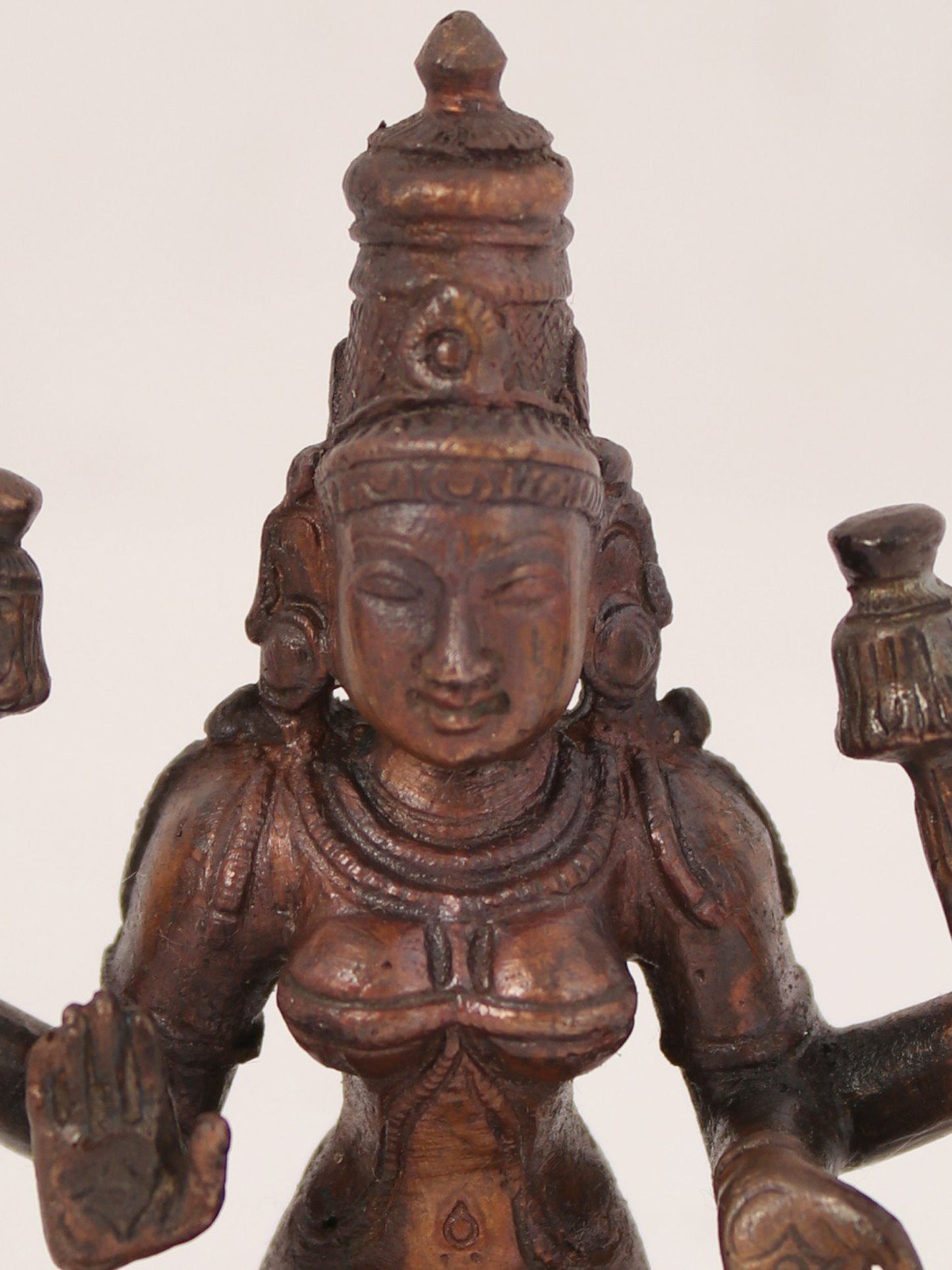 3" Goddess Lakshmi Idol Seated On Oval Base | Decorative Bronze Idol | Bronze Statue For Temple