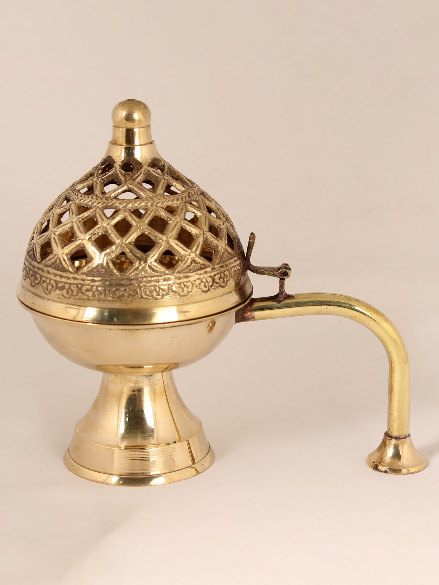 6" Brass Incense Burner | Handmade | Made in India