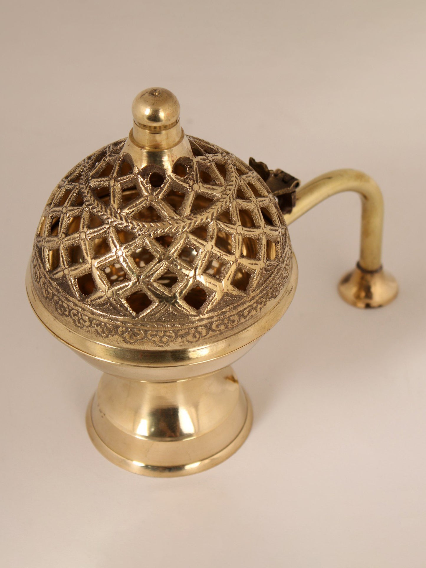 6" Brass Incense Burner | Handmade | Made in India