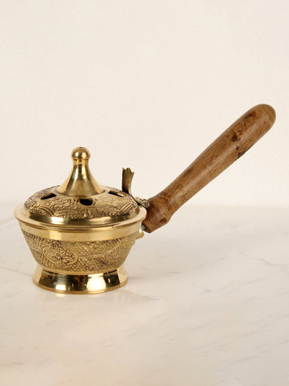 4" Brass Incense Burner | Handmade | Made in India