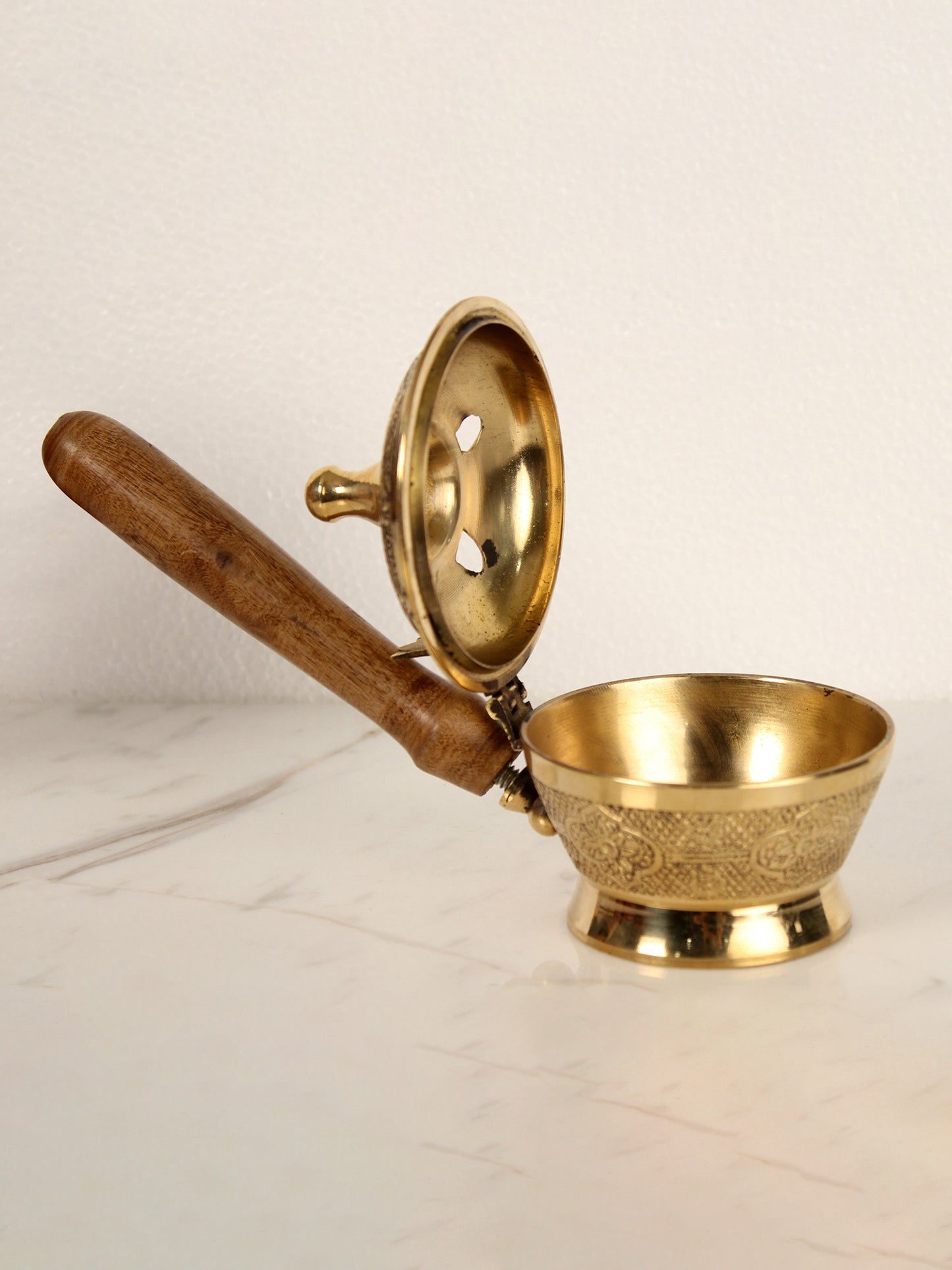 4" Brass Incense Burner | Handmade | Made in India