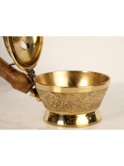 4" Brass Incense Burner | Handmade | Made in India