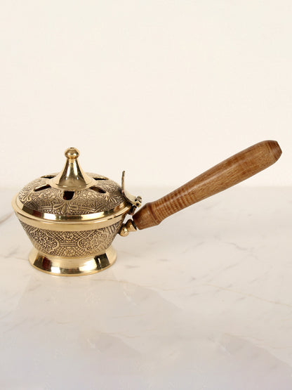 4" Brass Incense Burner | Handmade | Made in India