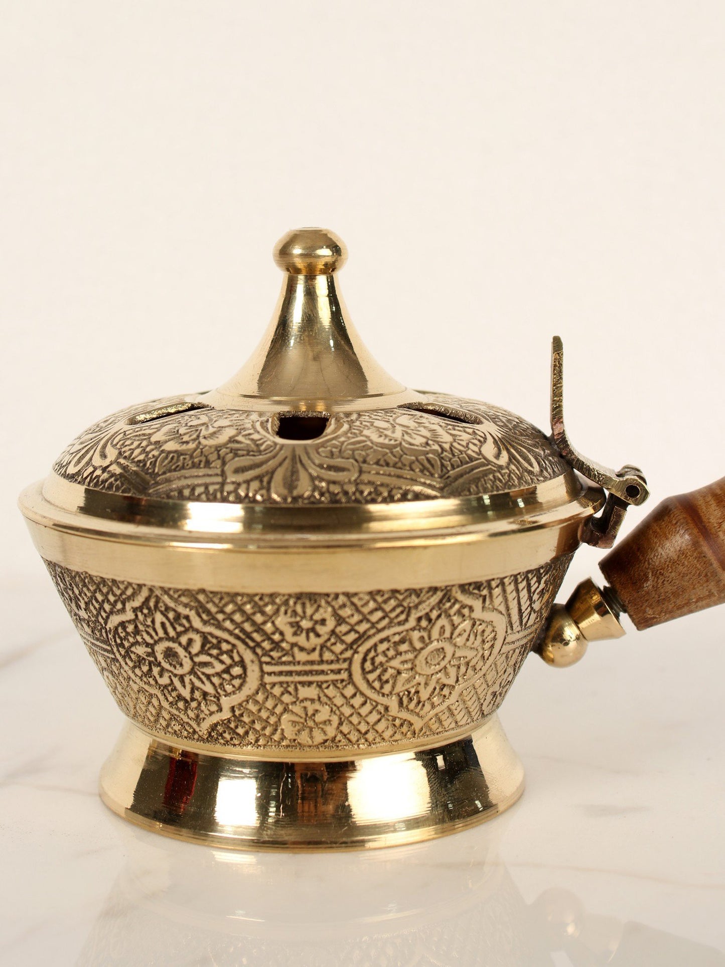 4" Brass Incense Burner | Handmade | Made in India