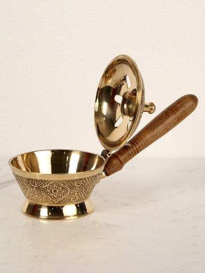 4" Brass Incense Burner | Handmade | Made in India