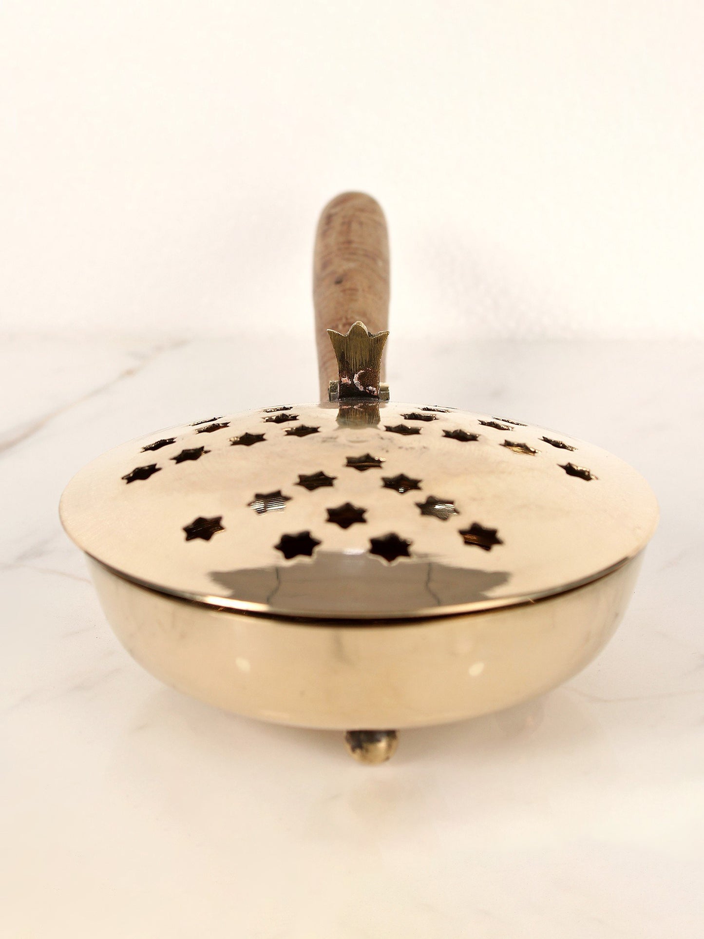 2" Brass Incense Burner | Handmade | Made in India