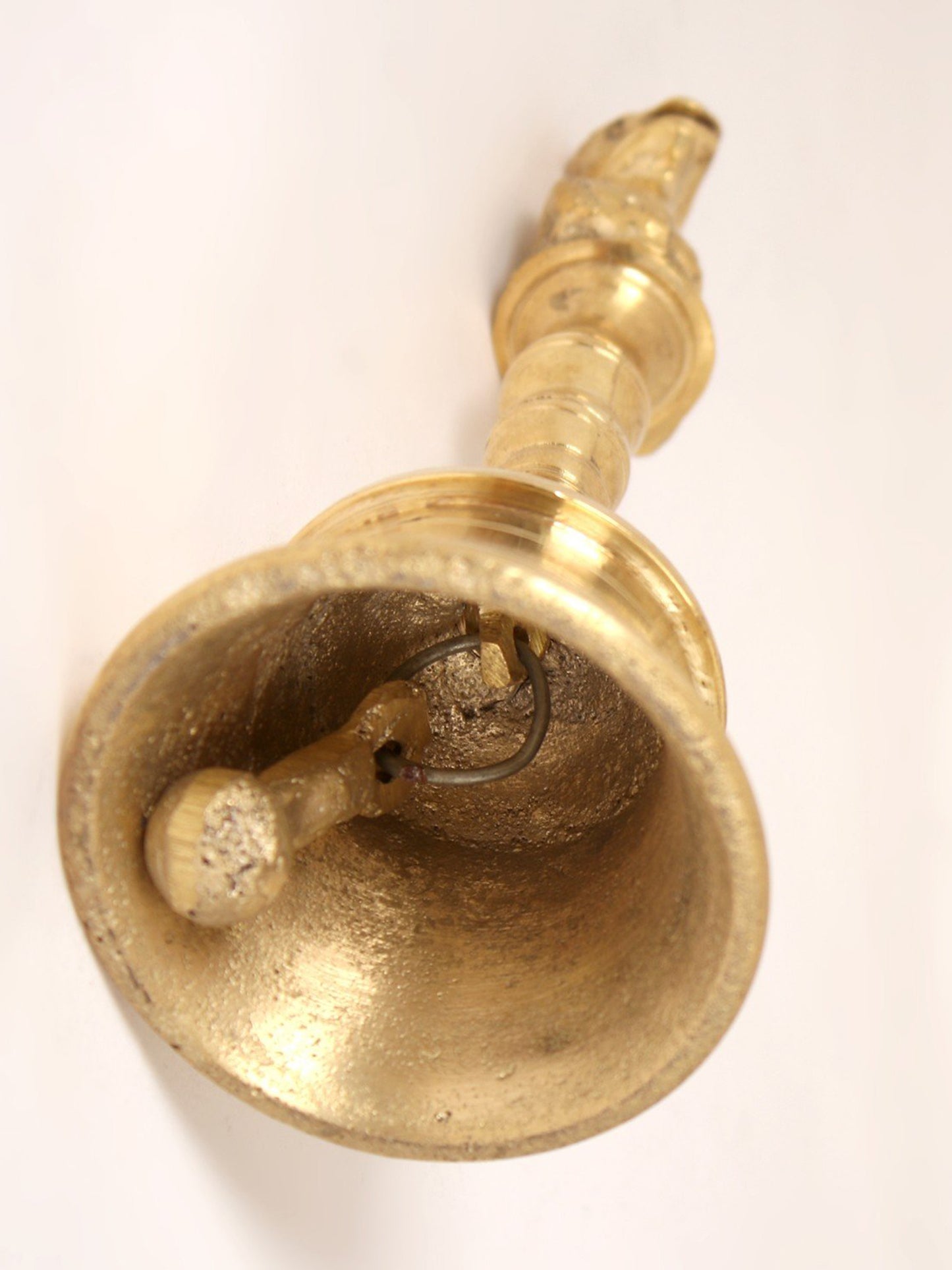 5" Small Ritual Bell Of Nandi In Brass | Handmade Brass Bell For Gifting