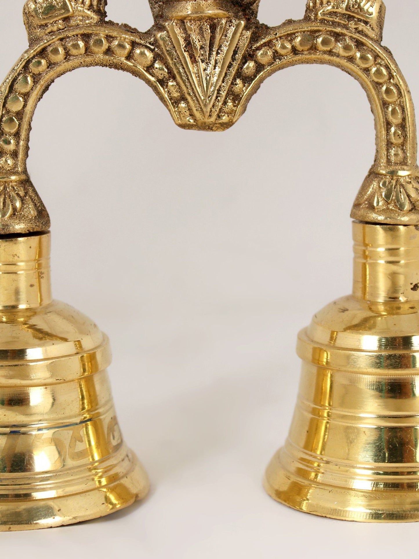 5" Shivalinga And Nandi Designer Bell In Brass | Handmade Brass Bell For Gifting