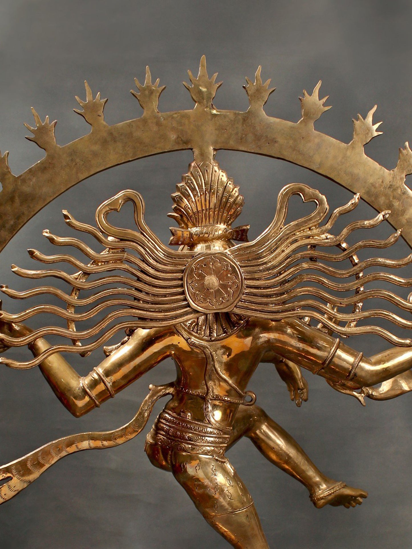 36" Superfine Dancing Lord Shiva Bronze Statue | Handmade Nataraja Bronze Idol