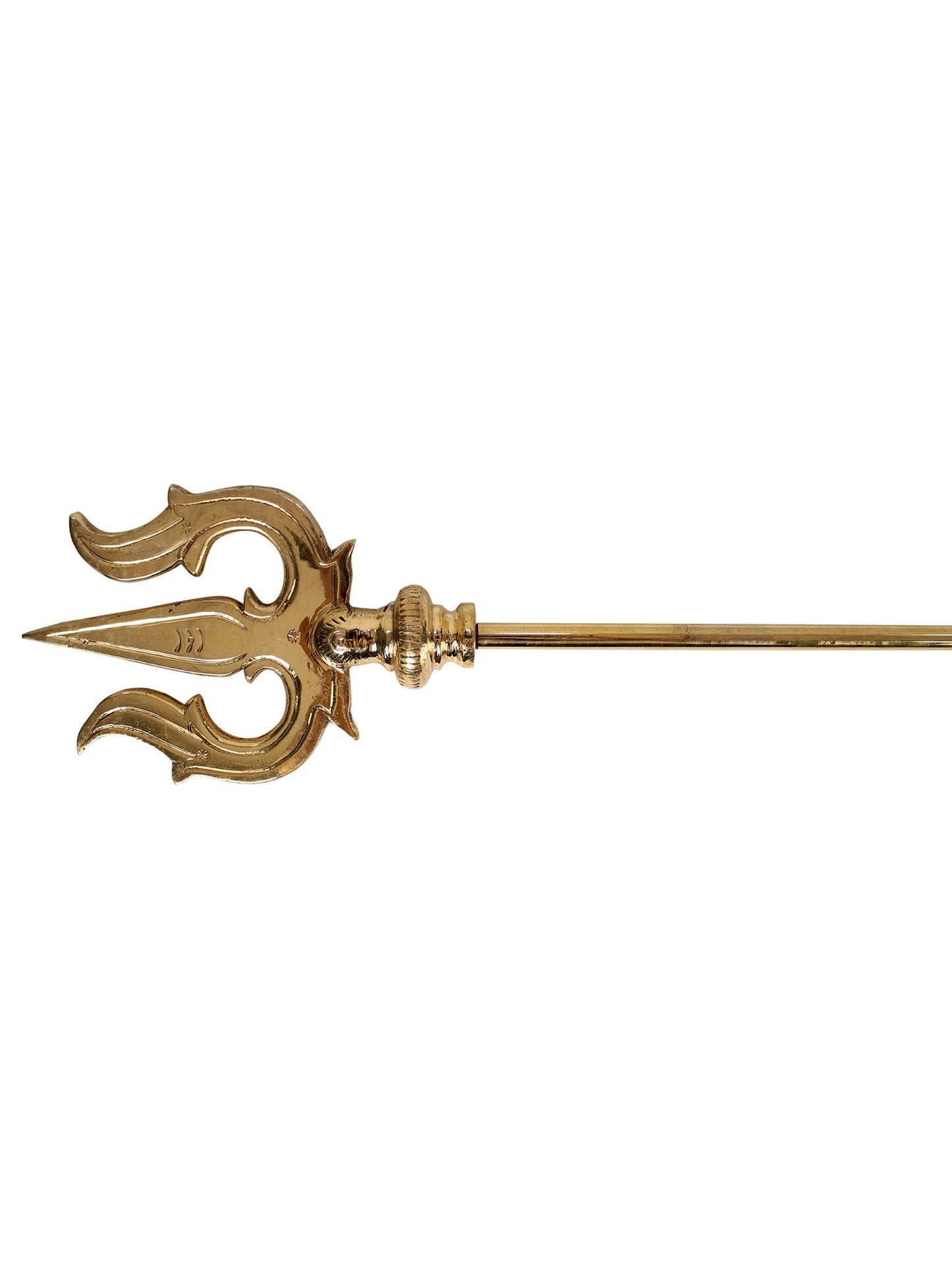 Attractive Trishul Of Lord Shiva | Handmade Brass Trident For Temple | Trident For Gifting